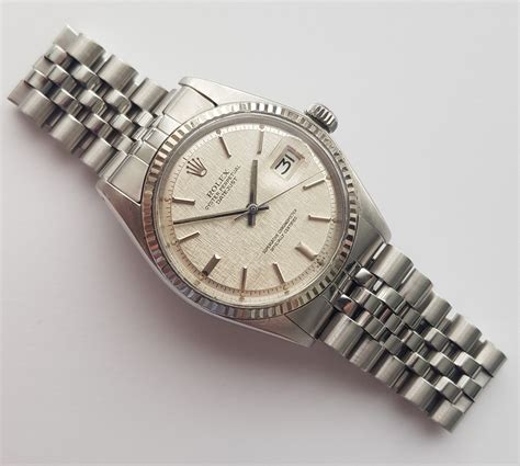 Rolex with linen dial